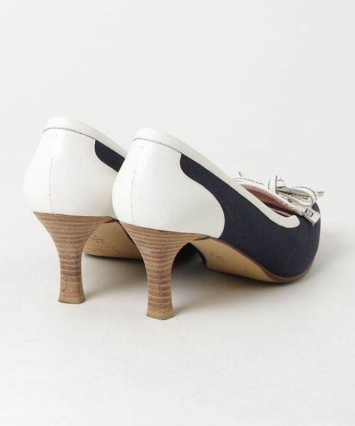 「GINZA Kanematsu」 パンプス 24.5cm ネイビー レディース_画像2