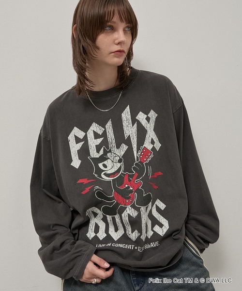 tシャツ 「Exclusive」 FELIX THE CAT Iconic Graphic L/S Tee