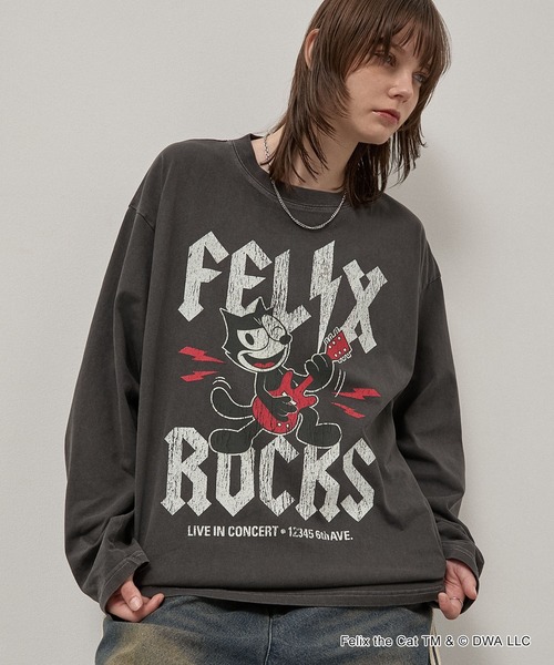 23AW F.C.R.B. ×FELIX THE CAT TEE 長袖Tシャツ tシャツ 「Exclusive」 FELIX THE CAT Iconic Graphic L/S Tee