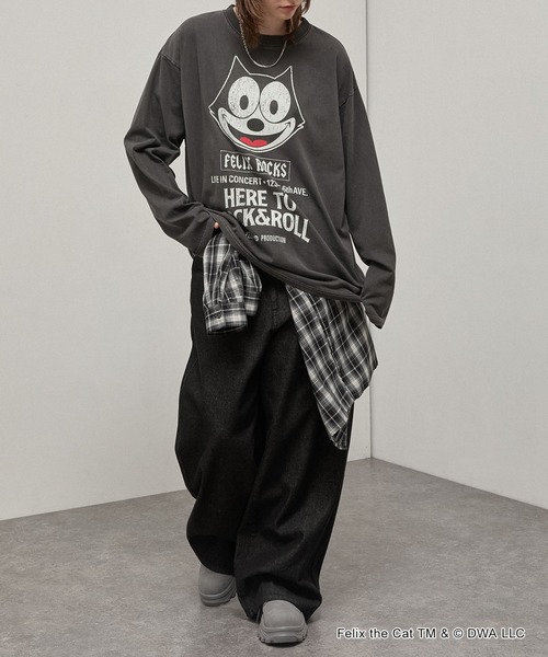 tシャツ 「Exclusive」 FELIX THE CAT Iconic Graphic L/S Tee