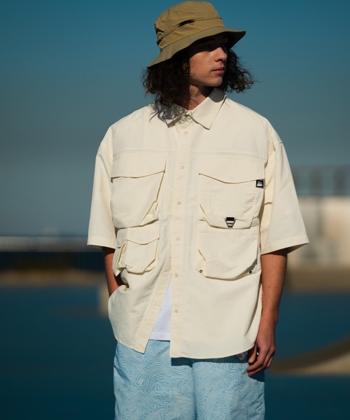 FIRST DOWN シャツ ベンチレーション ショートスリーブ メンズ