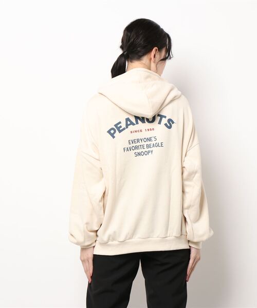 パーカー 「ユニセックス」スヌーピー刺繍裏毛プルパーカー レディース メンズ PEANUTS パーカー 「ユニセックス」スヌーピー刺繍裏毛プル