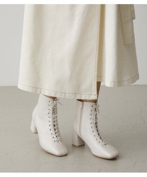 AZUL BY MOUSSY ブーツ SQUARE TOE LACE UP BOOTS/スクエアトー