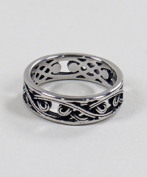 メンズ　デザインリング SPINNS（スピンズ） 指輪 リング トライバルモチーフ デザインリング