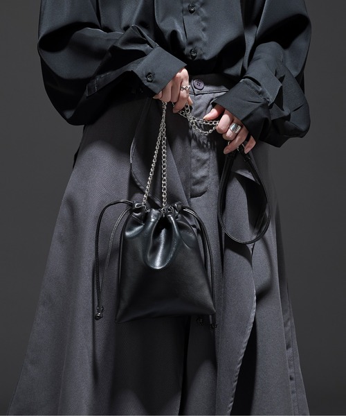 Ellno Loset（エルノロゼット） キルティング ショルダーバッグ 巾着 