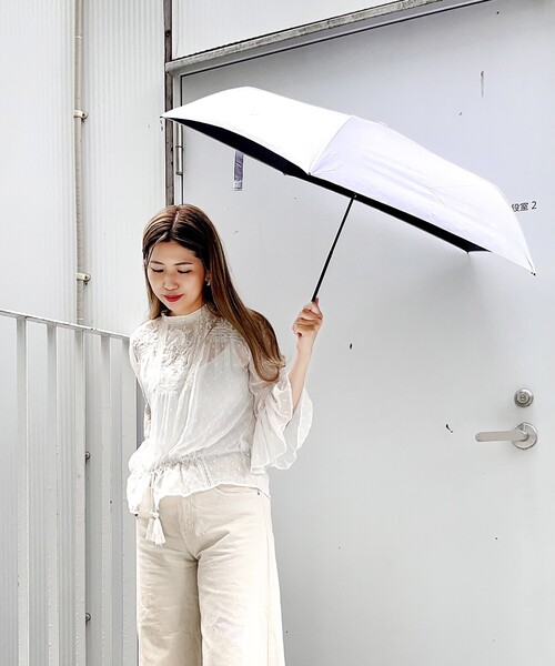値下げ！Mont Blank 裏からみ織　折りたたみ傘（紫フラワーガール）　美品 値下げ！Mont Blank 裏からみ織 折りたたみ傘（紫フラワーガ