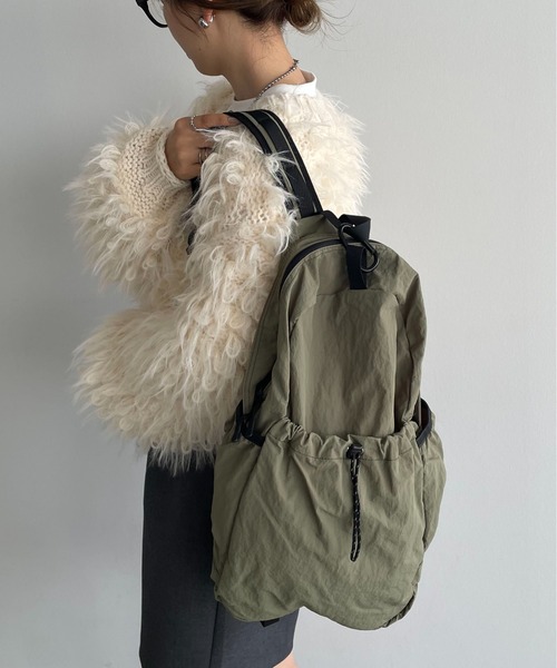 THE NORTH FACE グレー ドローストリングバッグ　ナイロン ザ・ノース・フェイス THE NORTH FACE BONNEY BOWLING BAG S