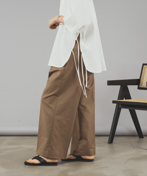 selle glant パンツ スラックス メンズ HIGH WAIST TUCK WIDE