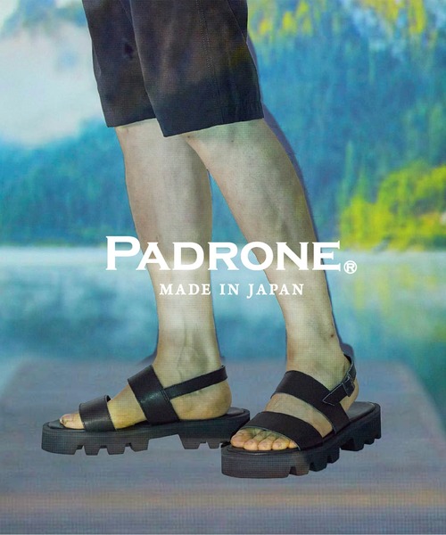 サンダル PADRONE パドローネ / BACK STRAP SANDALS with Chunky Sole 