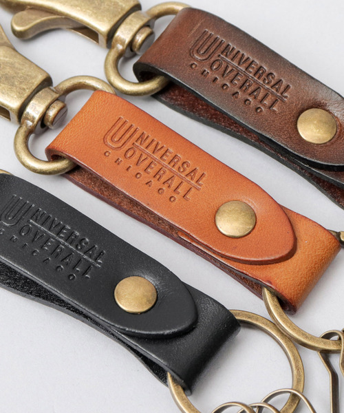 UNIVERSAL OVERALL（ユニバーサルオーバーオール） キーホルダー 牛革