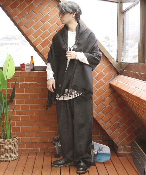 ダークブルー フード付きポンチョ 61eMJSS2b5L._AC_SL1500_.jpg