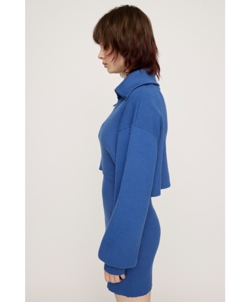 SLY ワンピース BIG COLLOR ZIP UP 2P S/OP ビッグカラー ジップ