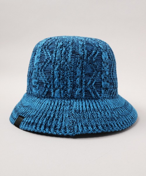 ハット ブラック CA4LA】CABLE THERMO HAT　春夏 CA4LA】CABLE THERMO HAT ハット 春夏ブルー
