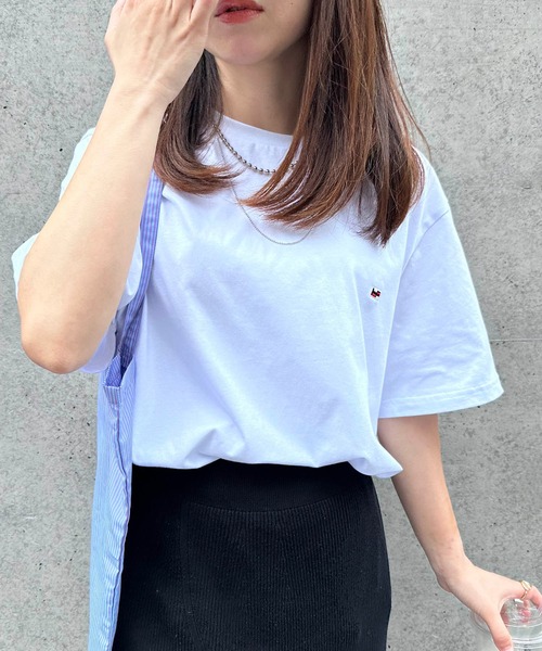 tシャツ Set up my computer BACK刺しゅうTEE レディース Set up my computer BACK刺しゅうTEE（Tシャツ/カットソー
