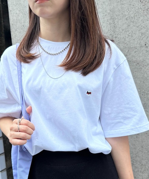 tシャツ ルースターグラフィック半袖Tシャツ レディース 楽天市場】半袖Tシャツ レディース ボーダー Tシャツ オーバー