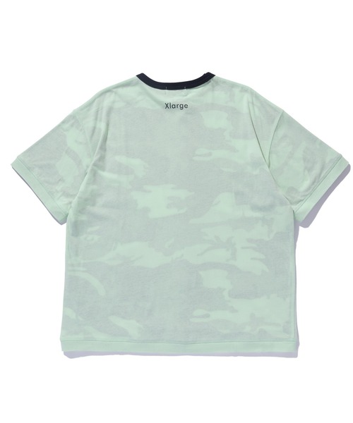 売切れ前に XLARGE FADED CAMO RINGER S/S TEE デザイン◎ XLARGE tシャツ FADED CAMO RINGER S/S TEE メンズ レディース