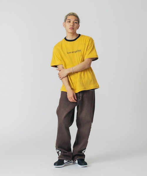 売切れ前に XLARGE FADED CAMO RINGER S/S TEE デザイン◎ XLARGE tシャツ FADED CAMO RINGER S/S TEE メンズ レディース