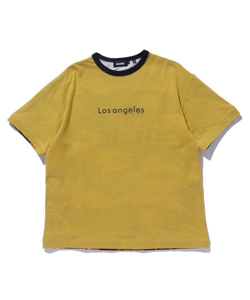 売切れ前に XLARGE FADED CAMO RINGER S/S TEE デザイン◎ XLARGE tシャツ FADED CAMO RINGER S/S TEE メンズ レディース
