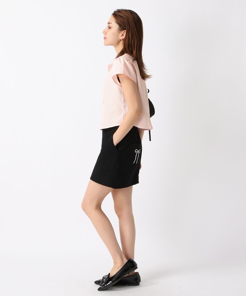 ブラウス シャツ 「2025SS」チュールレイヤードストライプクロップドシャツ レディース FOREVER21 ブラウス シャツ 「2024SS」ストライプクロップド