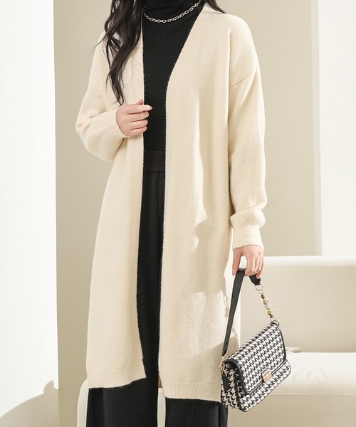 Lace Ladies（レースレディース） カーディガン ソリッドカラー ロング