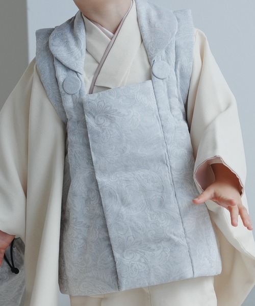 【新品】utatane ひよこ商店 被布セット 七五三 男の子 utatane 着物 七五三3歳用被布コートセット 男の子 ひよこ商店