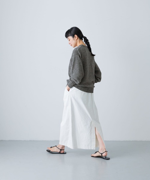 カーディガン ドライコットンVネックカーディガン レディース  