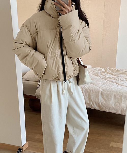   ダウンジャケット ベージュ URBAN RESEARCH DOORS（アーバンリサーチドアーズ） ダウンコート