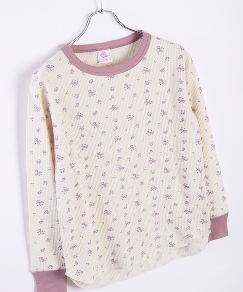 JEMORGAN tシャツ / ジェーイーモーガン ワッフル花柄 サーマル