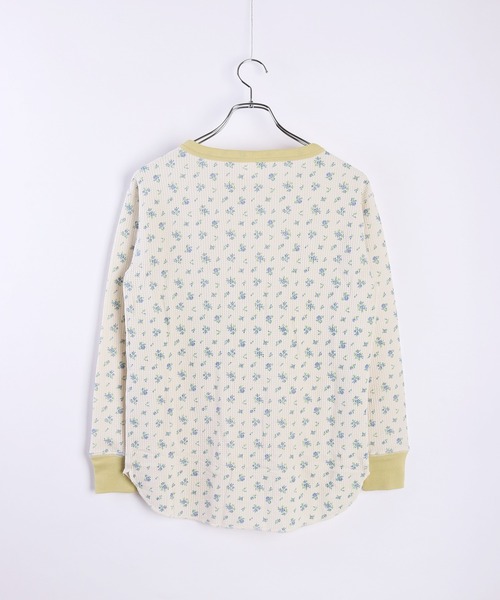 JEMORGAN（ジェーイーモーガン） tシャツ ワッフル花柄 サーマル