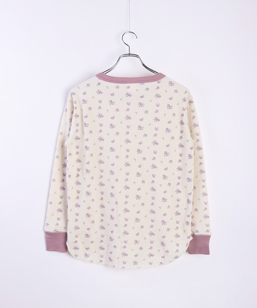 JEMORGAN（ジェーイーモーガン） tシャツ ワッフル花柄 サーマル