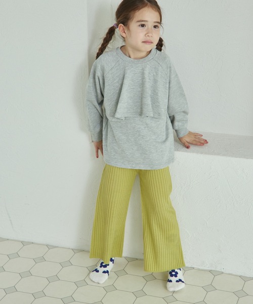 pairmanon（ペアマノン） トレーナー 裏毛 前後2way レイヤード風