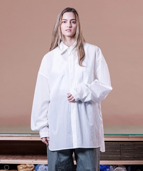 VOAAOV（ヴォアーブ） シャツ RECYCLE NYLON TAFFETA XXXXL Shirt