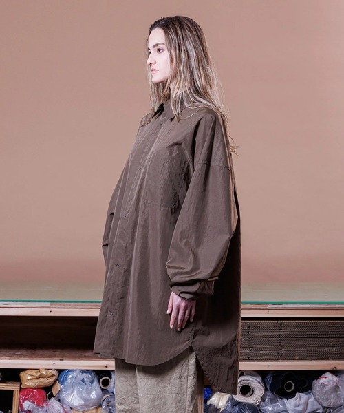 VOAAOV（ヴォアーブ） シャツ RECYCLE NYLON TAFFETA XXXXL Shirt