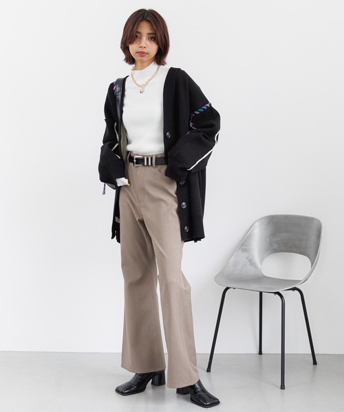 ファッション PAGEBOY ZOZOTOWN : レディース ストレッチフレアパンツ パンツ その他
