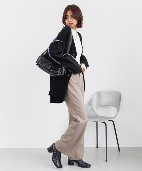PAGEBOY パンツ ストレッチフレアパンツ レディース : ZOZOTOWN