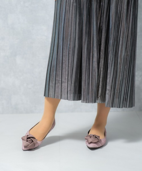 ♡Rose　パンプス♡ JELLY BEANS（ジェリービーンズ） パンプス ローズコサージュフラット