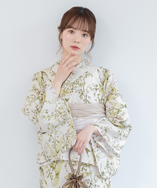 SOUBIEN（創美苑） セパレート浴衣 浴衣 floroセパレート浴衣3点セット