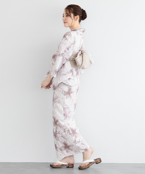 SOUBIEN（創美苑） 浴衣 floroセパレート浴衣3点セット （上着＋巻