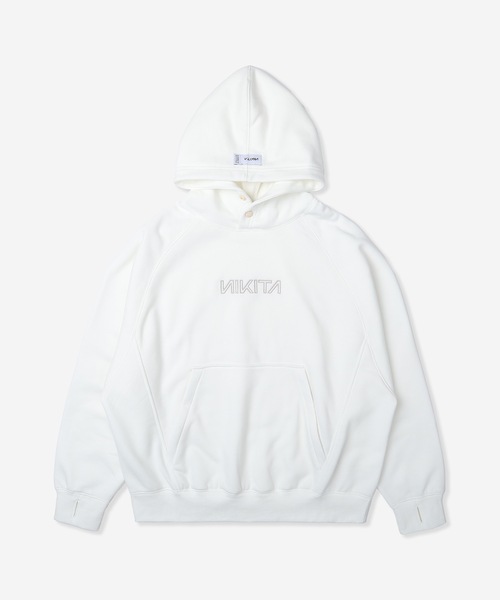 パーカー 「NIKITA/ニキータ」レディースロゴフーディー　プルオーバーパーカー　N EMBROIDERY LOGO HOODIE レディース