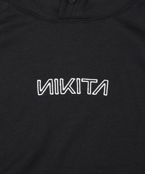 パーカー 「NIKITA/ニキータ」レディースロゴフーディー　プルオーバーパーカー　N EMBROIDERY LOGO HOODIE レディース NIKITA パーカー 「NIKITA/ニキータ」レディースロゴフーディー