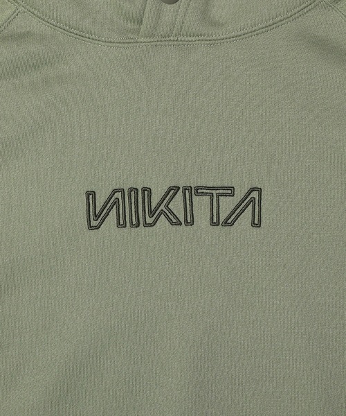 パーカー 「NIKITA/ニキータ」レディースロゴフーディー　プルオーバーパーカー　N EMBROIDERY LOGO HOODIE レディース NIKITA パーカー 「NIKITA/ニキータ」レディースロゴフーディー