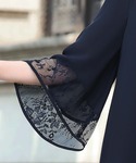 喪服 ワンピース 「喪服・礼服」レース切替えフ...の詳細画像1