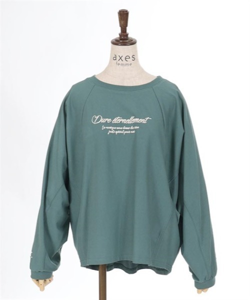 axes femme（アクシーズ ファム） tシャツ アソートロゴドルマンT