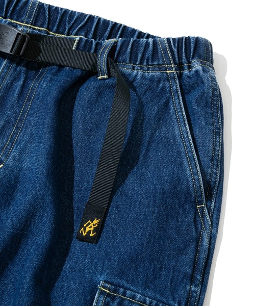 パンツ GRAMICCI DENIM LOOSE CARGO PANT THEROOM | GRAMICCI Denim Loose Cargo Pant - Dark Indigo
