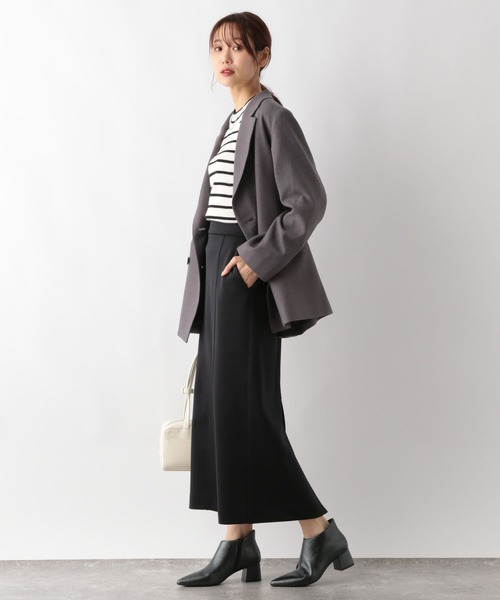 シルエット自慢のストレートシルエットスカート★Iライン GLOBAL WORK スカート ウツクシルエットIラインスカート/143960