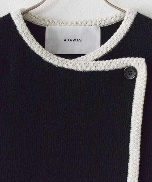 ADAWAS ベスト ジレ ADAWAS/アダワス LOOP KNITTED GILET