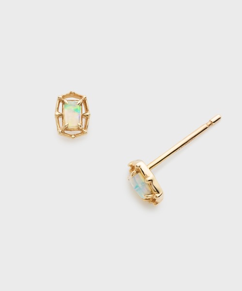NOJESS（ノジェス） ピアス K10オパールピアス レディース : ZOZOTOWN