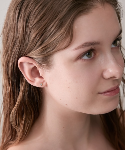 NOJESS（ノジェス） ピアス K10オパールピアス レディース : ZOZOTOWN