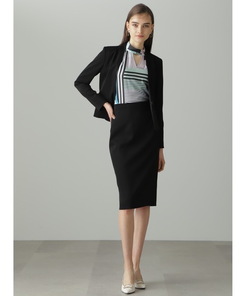 美品ピンキーアンドダイアンハイウエストセットアップスーツ Pinky&Dianne ピンキーアンドダイアン スーツセット36 ブラウス38