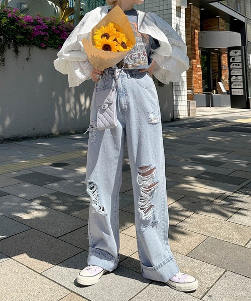 Alley Tokyo ワイドパンツ ジーンズ デニム デニムパンツ けっこうな